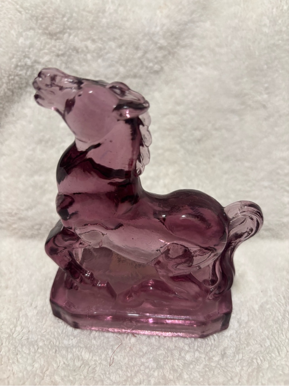 Impatient Purple Joey the Horse Boyd Glass Vintage